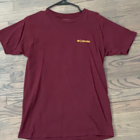 Columbia Other - Columbia Men's Burgundy Short Sleeve Tee